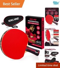 Lightweight Table Tennis Paddle with 90 Contr...