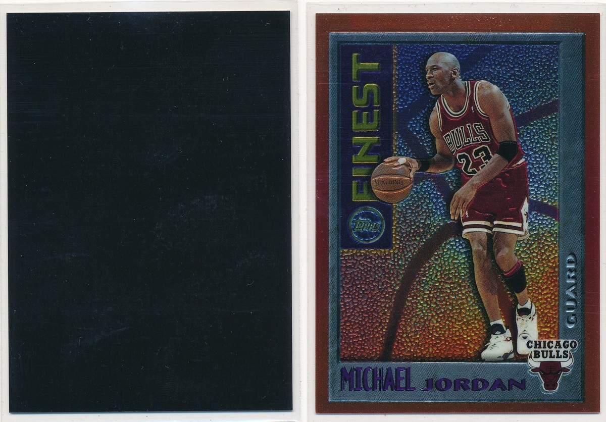 MICHAEL JORDAN 1995-96 TOPPS FINEST MYSTERY CARD M1 UNPEELED
