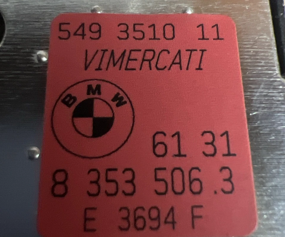 全新 适用于宝马 Z3 E36.7 1996 - 2002 车头灯开关 正品 61 31 8 353 506 — 第 3/4 张图片