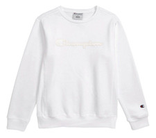 Champion Premium NEW Big Girls Crew Fleece Training Sweatshirt CHX849 Medium 45