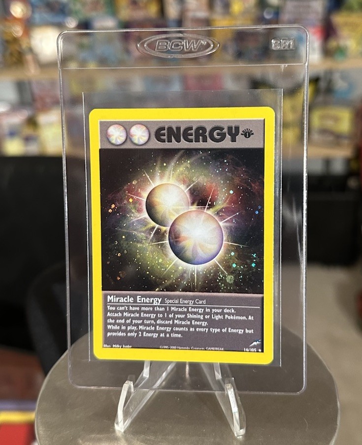 POKEMON - MIRACLE ENERGY HOLO FOIL 1ST EDITION (NEO DESTINY) 16/105 2002