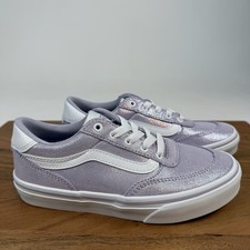 New NIB Big Kids Vans Brooklyn Ls Suede Skateboarding Sneakers Shoes 2 Y