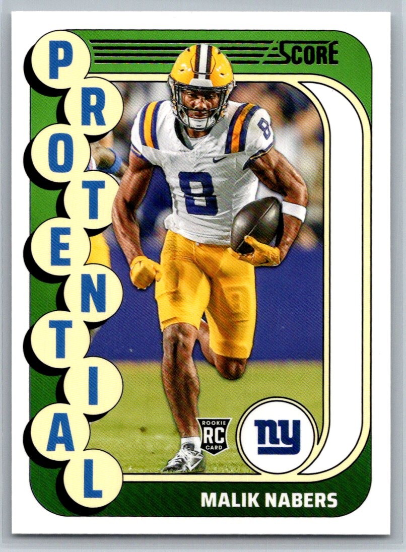 2024 Score #4 Malik Nabers Protential Orange