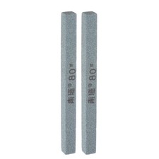 2pcs Sharpening Stones 80 Grit Rectangle Green Silicon Carbide Whetstone