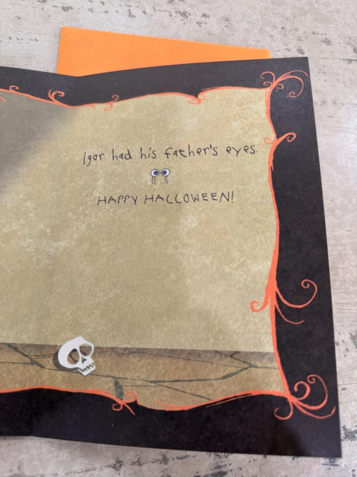 Leanin' Tree Leslie Murray Igo Has His Father's Eyes Halloween Card - Image 3 of 3