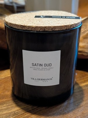 Vila Hermanos Satin Oud 3 Docht Kerze 350g Sojawachs Luxus Raumduft Neu