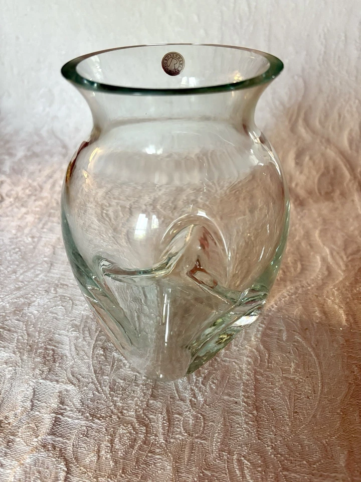 Lin Utzon Rosendahl Grå/Grøn Modern Mid Century Modern Glas 3-beinige Glasvase