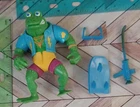 VTG 1989 Teenage Mutant Ninja Turtles Genghis Frog Near Complete Playmates