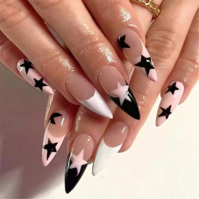 Acrylic False Nail,Artificial Nail Glues on Nail Press on Nail Fake Nail Gifts