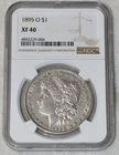 1895 O MORGAN 90% SILVER ONE $1 DOLLAR NGC CERTIFIED XF 40 XF40 NEW ORLEANS MINT