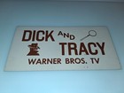 VTG 1980'S WARNER BROTHERS TV SHOW DICK & TRACY STUDIO TRASPORTATION PERMIT  — photo 1
