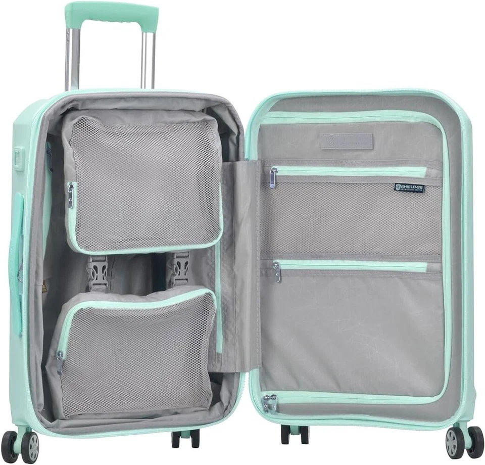 Equipaje giratorio expandible rígido indestructible Traveler's Choice Pagosa Foto 4 de 4