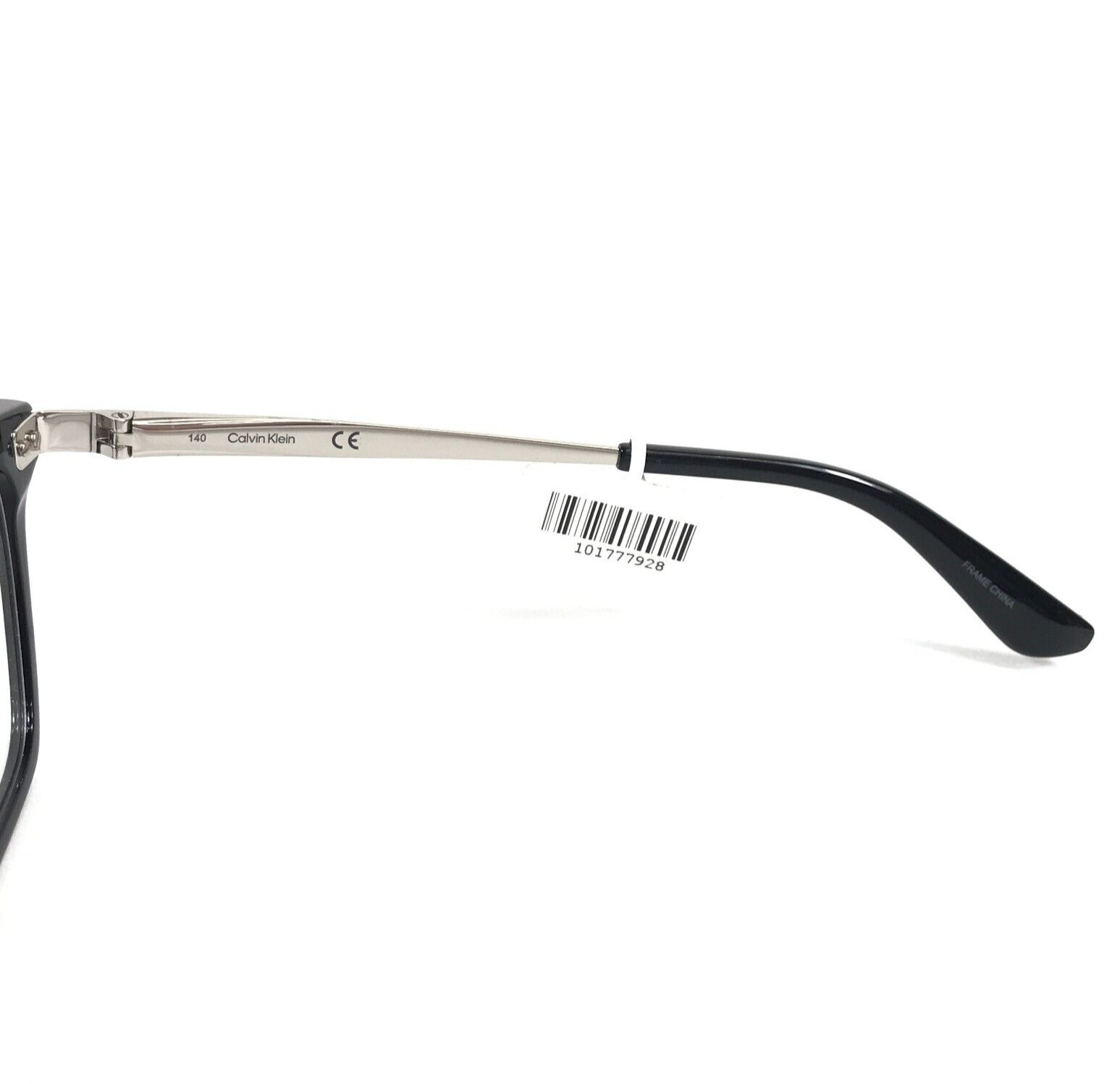 Calvin Klein Eyeglasses Frame CK22509 001 Shiny Black Silver Cat Eye 52-15-140 thumbnail 7