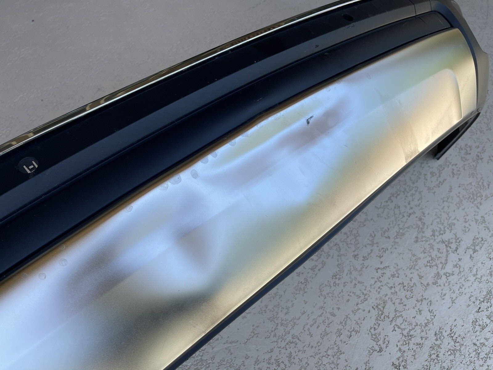 Rolls Royce Cullinan Rear Bumper Metal Moldings - OEM