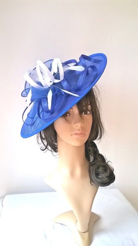 Feather Fascinator..Hatinator shaped 