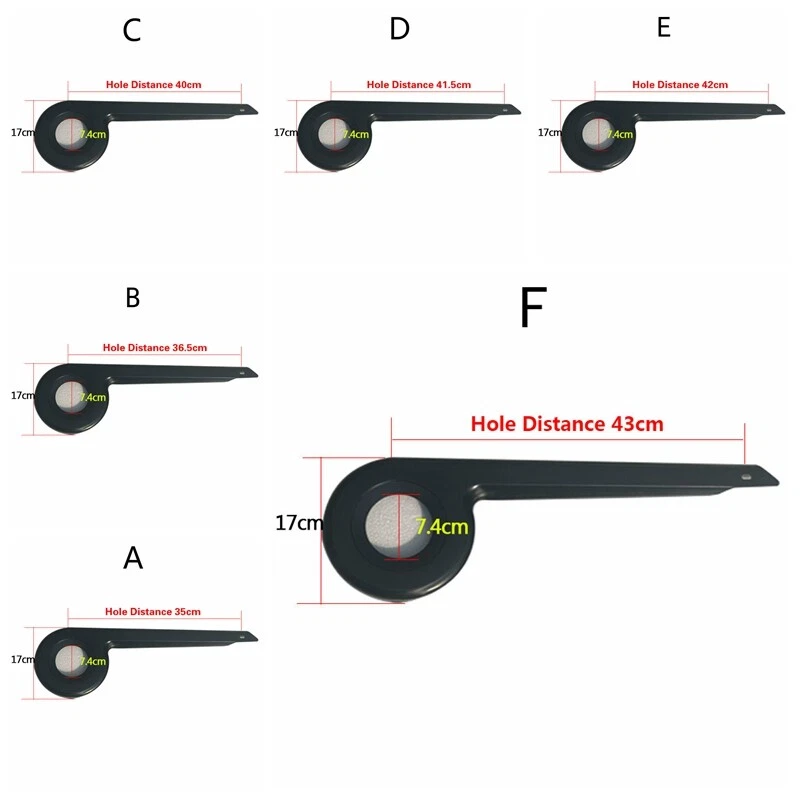 Black Metal Bicycle Chain Guard Cover Practical Rode Bike Cycling Parts New Home - Image 4 of 4