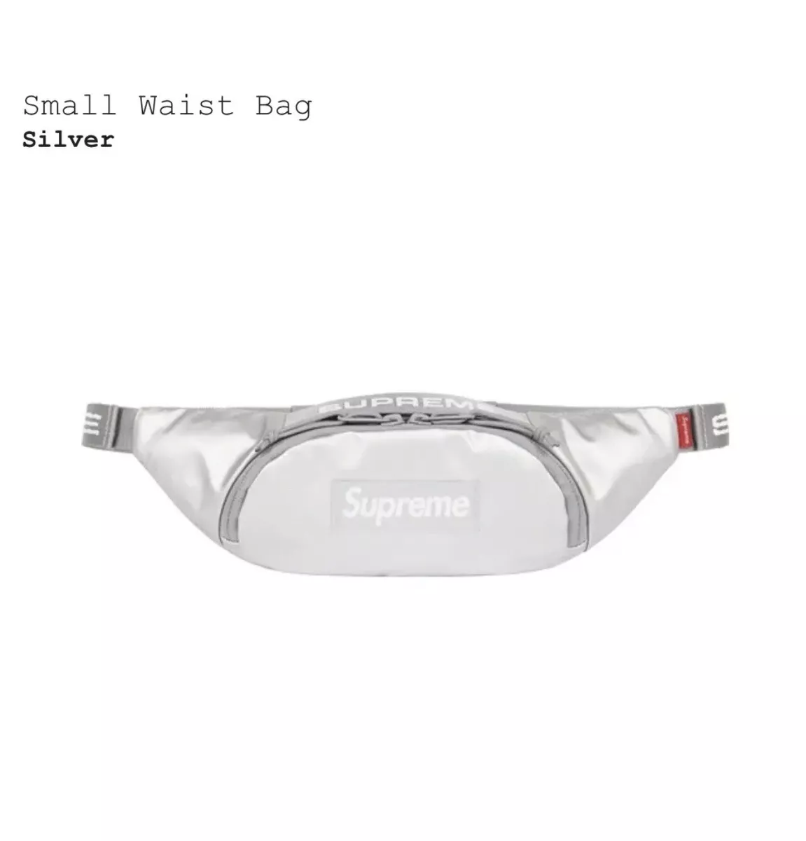 Supreme Small Waist Bag - Silver