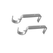 Adjustable Curtain Pole Brackets to Fit 19mm/28mm diameter poles, various Colors