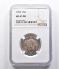MS63 FH 1929 Standing Liberty Quarter NGC *2798