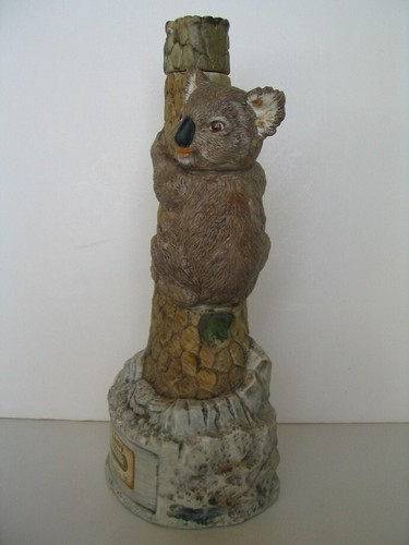 LARGE SIZE AUSTRALIAN KOALA BEAR 1973 SKI COUNTRY DECANTER FOSS CO. GOLDEN COLO. - Picture 5 of 10