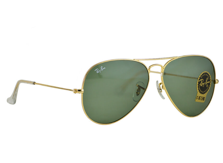 Ray-Ban Aviator RB3025 L0205 ゴールド G-15 NEW Ray-Ban RB3025 Gold Frames Aviator Sunglasses 58MM G15 Lenses