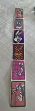 Total 6 Bugs Bunny Stickers, Warner bros. , Vintage, Preowned, Year 1995