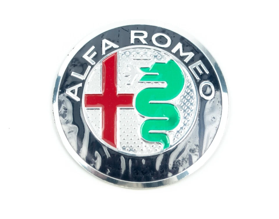 Insignia de repuesto volante multicolor 56 mm Alfa Romeo Giulia y Stelvio Foto 4 de 4