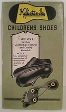 Kalisteniks Vintage 1940's Children's Shoe Box Only Army Green Yellow Cool