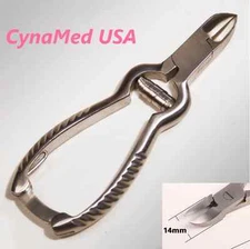 Toe Nail Nipper Clipper Cutter CVD Stainless Steel Heavy Duty Barrel Spring 5.5"