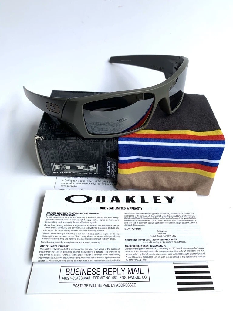 Oakley Sunglasses * Si Gascan Gwot Matte Onyx Black Iridium 9014-01 | Ebay