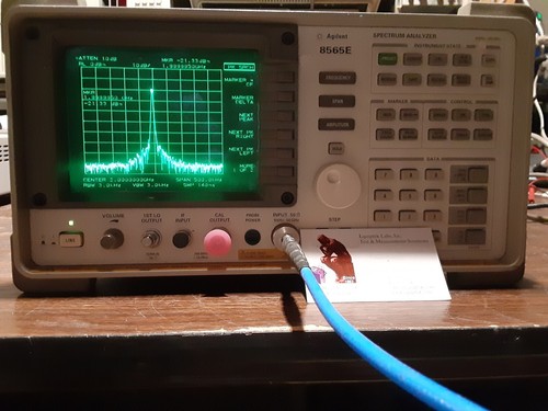 Agilent 8565E 50 GHz Spectrum analyzer Less than 3000 hours of use. 2.4 mm male - Picture 6 of 11