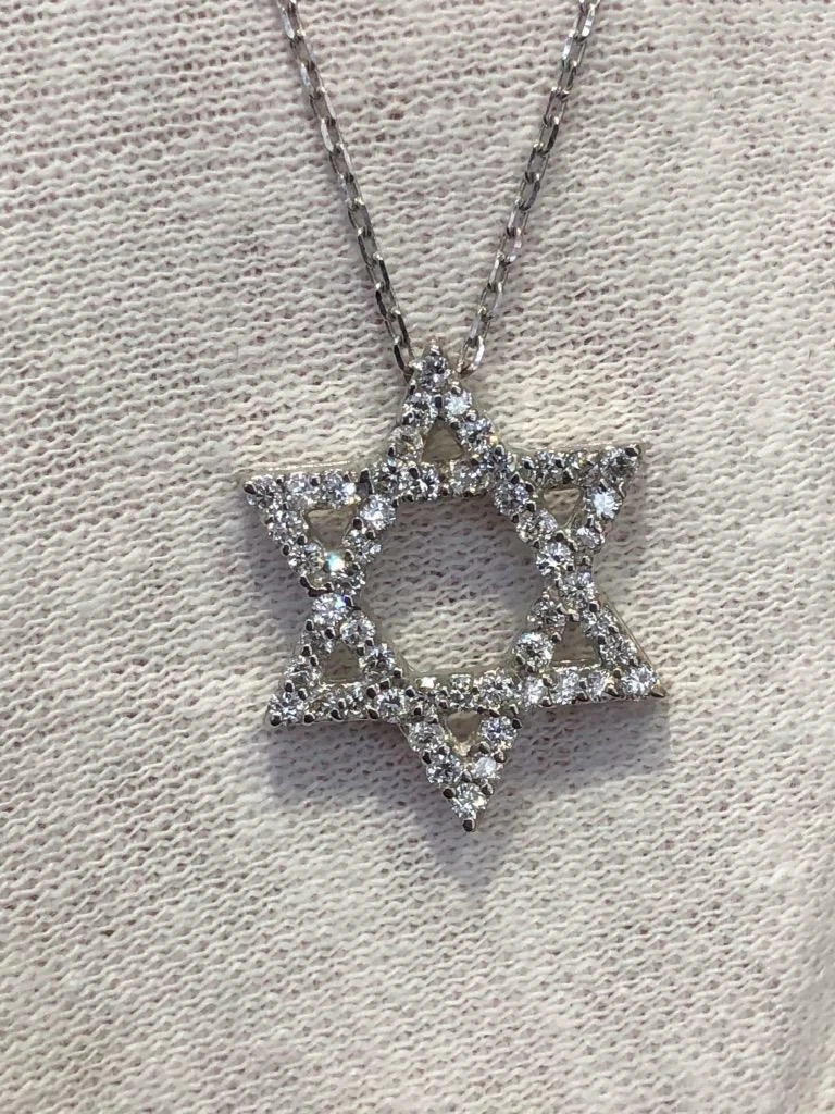 Star of david shop with diamonds