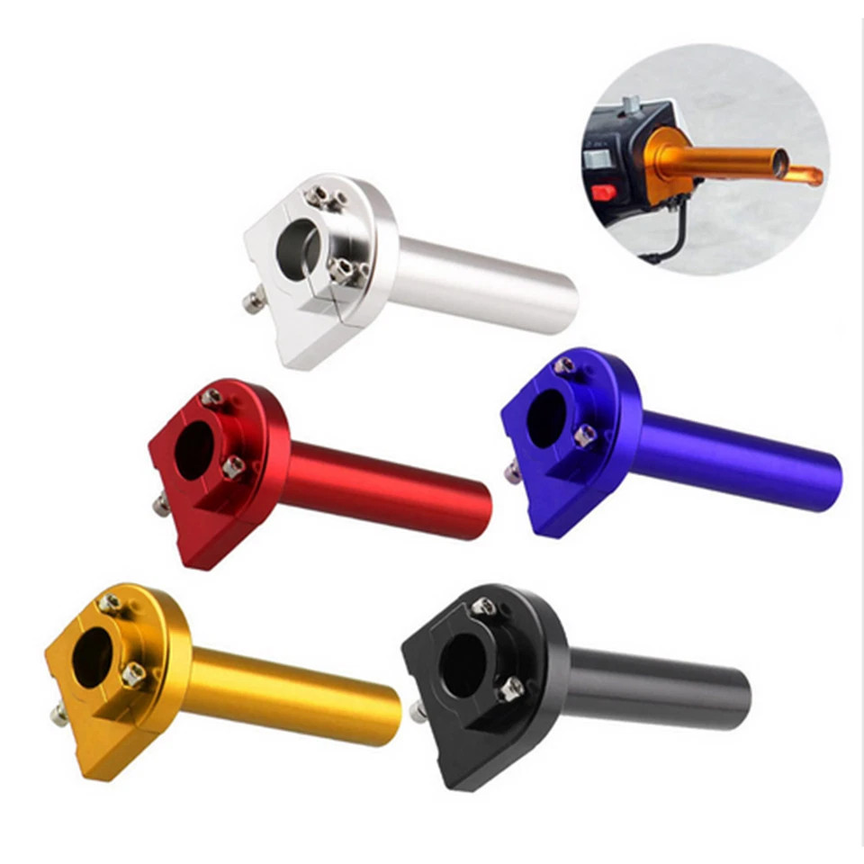 1 PIEZA Empuñaduras de manillar de acelerador de torsión de 7/8"" para motocicleta Foto 2 de 4