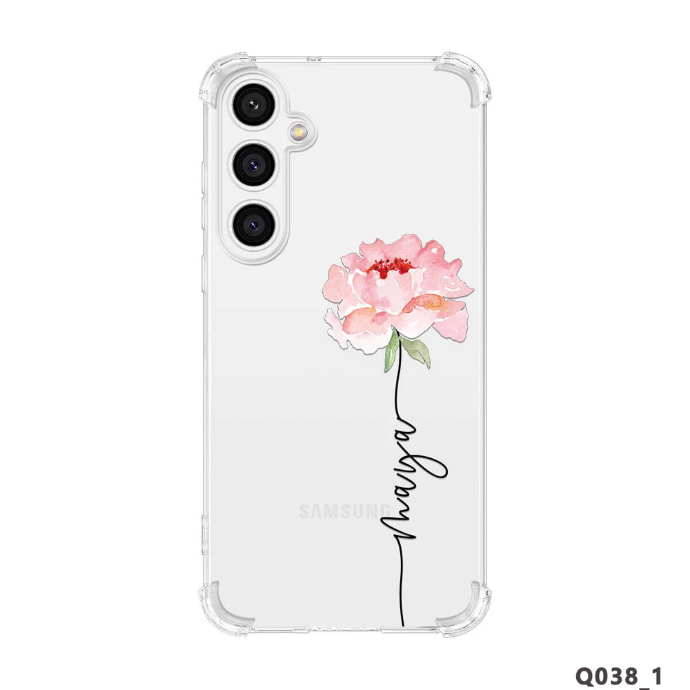 Phone Case For Samsung Galaxy S25 Ultra S24 A15 A16 A35 Personalised Clear Cover