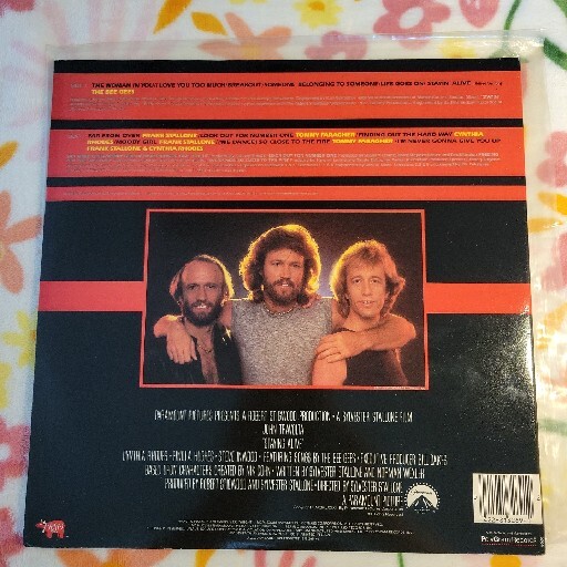 Vintage 1983 Staying Alive Original Soundtrack Vinyl Album Vintage 1983 Staying Alive Original Soundtrack Vinyl Album