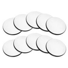 10pcs Blank Neoprene Round Car Coasters for Sublimation Heat Transfer Printing