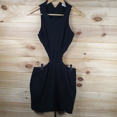 SNDYS Black Mini Cotton Tilly Dress Size Small 8 Women's Fashion Like New |  eBay Australia