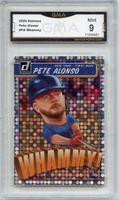 WHAMMY! GMA 9! 2020 Panini Donruss Whammy! PETE ALONSO #PA Polar Bear #71025637!