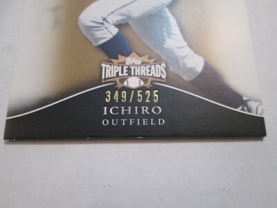 2009 Topps Triple Threads Ichiro Seattle Mariners #349/525 | eBay