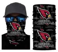 Neck Gaiter Face Mask Fishing Sun Headwear Protection Arizona Cardinals