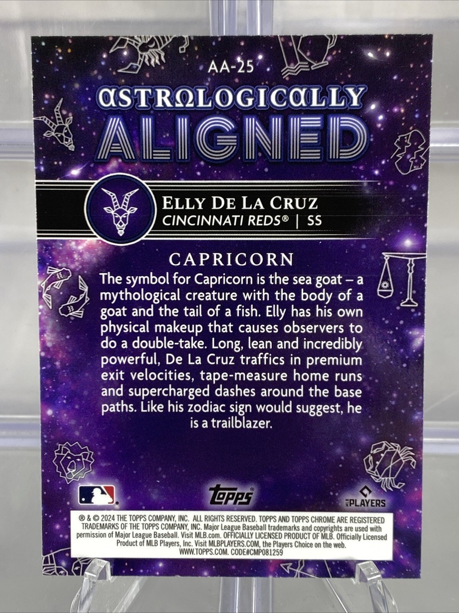 2024 Topps Chrome Cosmic ELLY DE LA CRUZ Astrologically Aligned