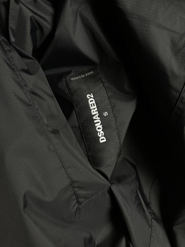 Dsquared2 x K-Way Short Reversible Nylon Packable Jacket Size S Oversize Unisex - Picture 15 of 24