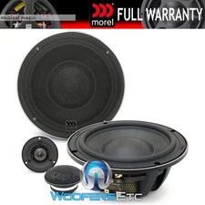 MOREL ELATE CARBON PRO 62A 6.5" 2-WAY CAR COMPONENT SPEAKERS SILK TWEETERS NEW