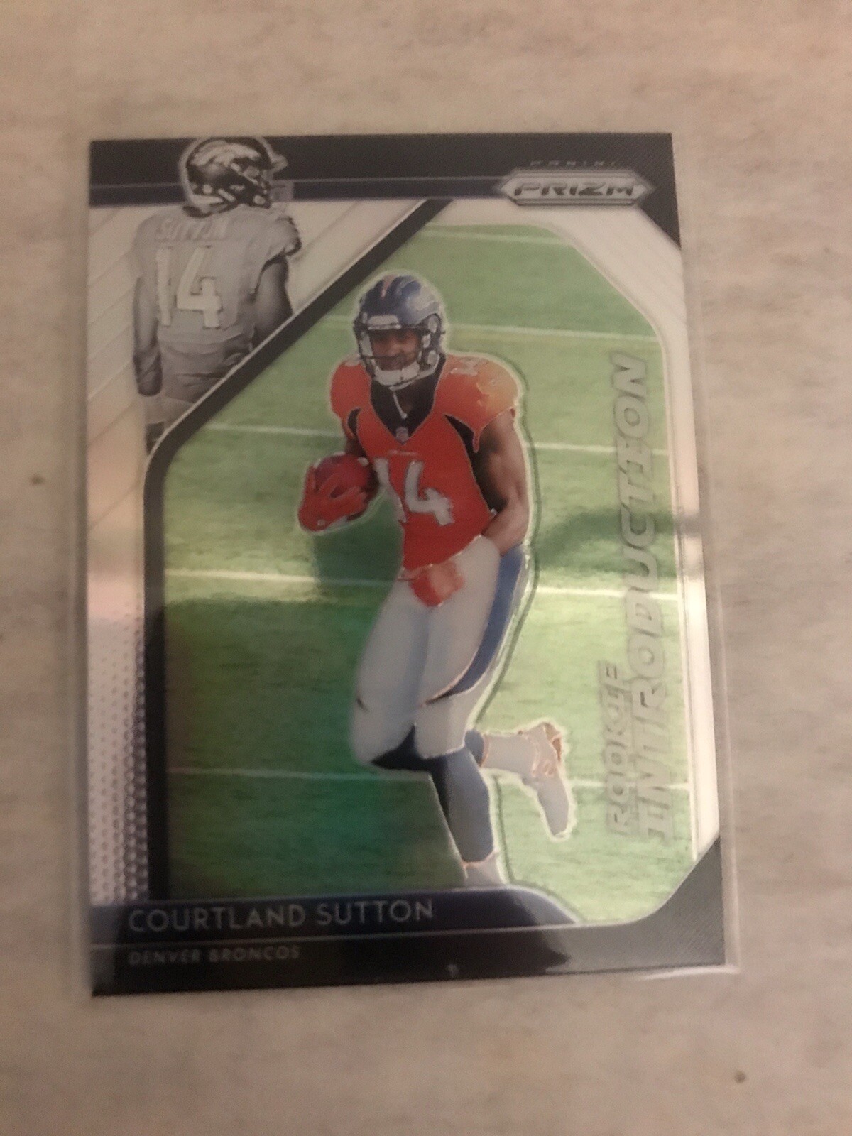 2018 Prizm Rookie Introductions Courtland Sutton Rookie #RI-15 Denver Broncos