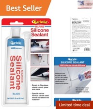 Versatile Marine Silicone Sealant - Multi-Purpose - Black - Waterproof - Durable
