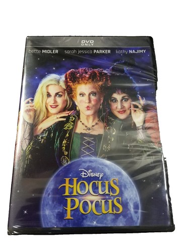 DISNEY HOCUS POCUS DVD NEW! HALLOWEEN WITCHES, BETTE MIDLER, FUN