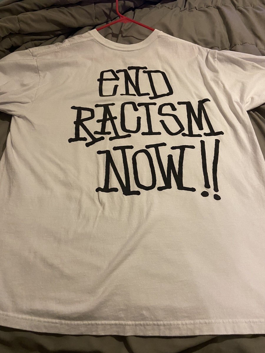 Stussy Stand Firm end racism now Xl White | eBay