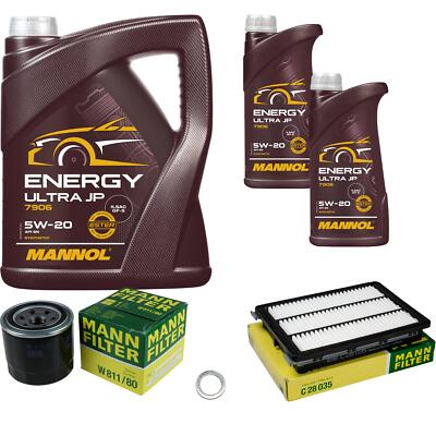 MANN Inspektionspaket 7 L MANNOL Energy Ultra JP 5W-20 für Hyundai KIA Tucson