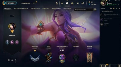 LoL League of Legends Account EUW - Unranked ONLY ARAM -  LVL 114 - 110k BE