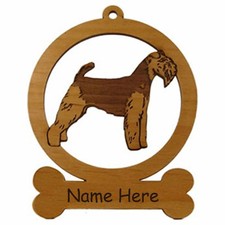 Welsh Terrier Ornament 084209 Personalized With Your Dog's Name